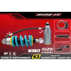 Phuộc Sau Ride It K2 Series Honda Winner / Sonic ( Chính Hãng )